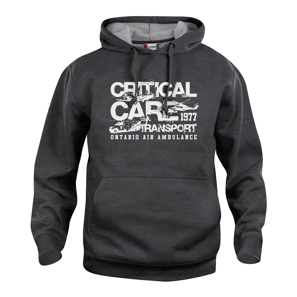 Pullover Critical Care Transport Adult Hoodie - Charcoal