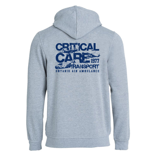 Full Zip Critical Care Transport Adult Hoodie