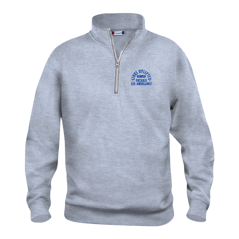 Air Ambulance Unisex Half Zip - Grey