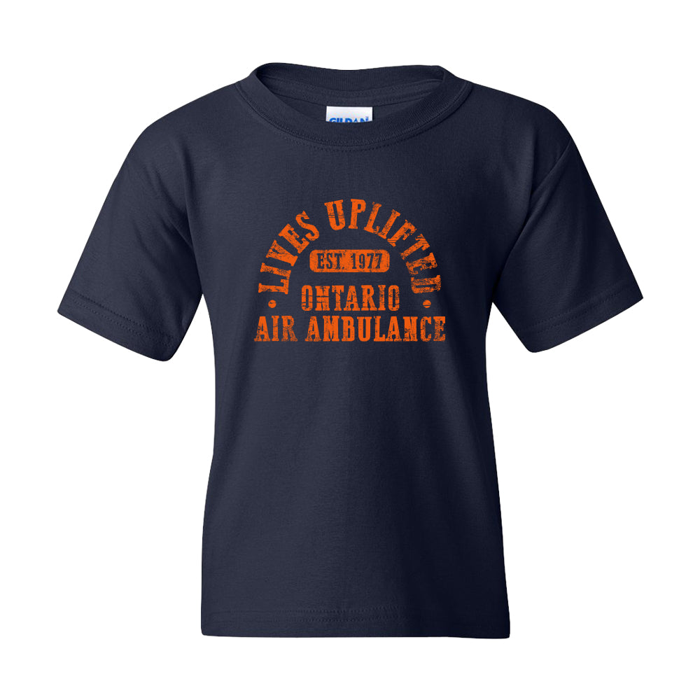 Ontario Air Ambulance Youth Tee - Navy